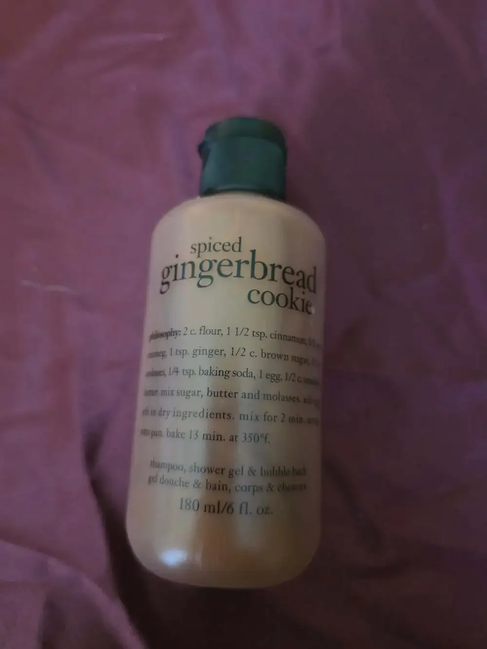 Philosophy Spiced Gingerbread Cookie Shampoo, Shower Gel & Bubble Bath